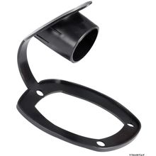 Osculati Cap for flush-mount rod holder soft PVC black, 41.168.03NE