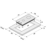 Fornelli Варочная поверхность Fornelli PGA 30 QUADRO IX