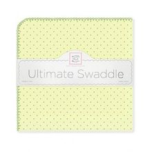 SwaddleDesigns Fresh Pastel Polka Dots киви