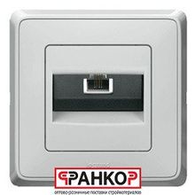 Legrand роз RJ11 1 вход белая
