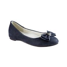 Adagio для девочки синие на каблучке декорированные бантиком