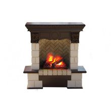 Портал Pierre Luxe под очаг Cassette 400 дуб темный дуб венге