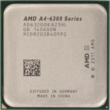 CPU AMD A4-6320     (AD6320O) 3.8 GHz 2core SVGA  Radeon HD 8370D  1 Mb 65W 5 GT s Socket FM2