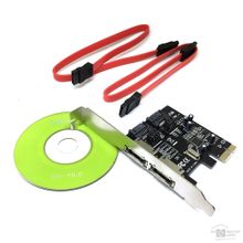 Espada Контроллер PCI-E, SATA3 2 int + 2 ext, ASM1061 ES3A1061 , oem 43084