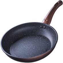 23564 Сковорода мрамор.крошка 24см с крышкой МВ(х8)