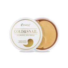 ESTHETIC HOUSE Gold & Snail Hydrogel Eye Patch Гидрогелевые патчи для кожи вокруг глаз с золотом и улиточным муцином