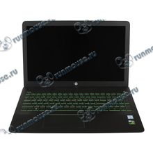 Ноутбук HP "Pavilion 15-cb014ur" 2CM42EA (Core i5 7300HQ-2.50ГГц, 6ГБ, 1000ГБ, GFGTX1050, LAN, WiFi, BT, WebCam, 15.6" 1920x1080, W&apos;10 H), черно-зеленый [141665]