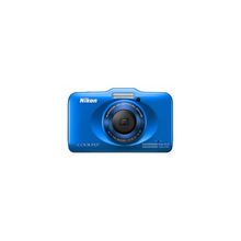 Nikon coolpix s31 10mpix +рюкзак синий 3x 2.7" 720p 26mb sdhc en-el12 защищенная