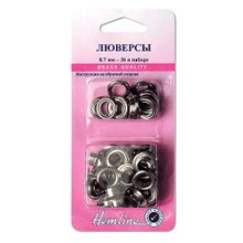 Hemline Люверсы 8.7 мм (тип"E") 36 шт.