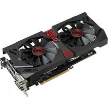 Видеокарта 4096МБ, ASUS STRIX-R9380-DC2OC-4GD5-GAMING, R9 380, 2xDVI, HDMI, DP, GDDR5, 256-бит, Retail