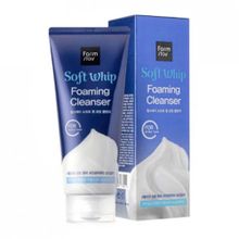 Мягкая очищающая пенка с Гиалуроновой Кислотой FarmStay Soft Whip Foaming Cleanser 180мл