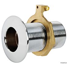 Osculati Seacock low edge chromed brass 11 2, 17.324.45