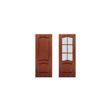Межкомнатная дверь Бекар (фабрика ЛукиТури) Твист № 12-3 натуральный шпон красное дерево (ПГ)
