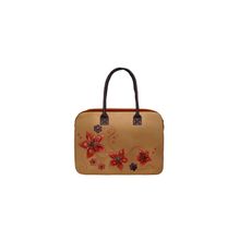 Fox flowers коричневая сумка для ноутбука