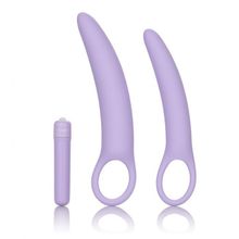 California Exotic Novelties Набор силиконовых расширителей Dr. Laura Berman Isabelle Set of 2 Vibrating Silicone Dilators (сиреневый)