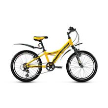 Подростковый горный (MTB) велосипед FORWARD Comanche 2.0 желтый 10,5 рама (2017)