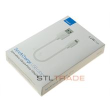 Data кабель для iPhone 5, 1,2м, белый, Deppa