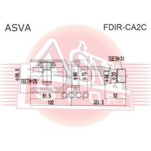 Шрус Внутренний | Прав | Ford  Mondeo 2, 3 161ps At 26*36,5*31 Мм ASVA арт. FDIRCA2C