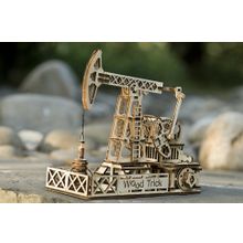 Сборная деревянная модель WOOD TRICK 1234-13 Нефтяная вышка