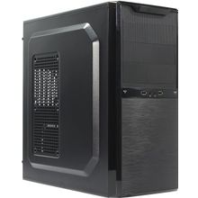 Корпус   Miditower PowerCool    S2001BK    ATX  500W (24+2x4+6пин)