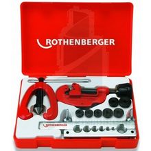 Развальцовщик Rothenberger DB Set 45° 3 16-1 4-5 16-3 8-7 16-1 2-5 8", комплект, двойной бортик