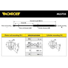 Амортизатор Капота Vw Golf V (1k1)   Golf V Variant (1k5)   Jetta Iii (1k2) - F Monroe арт. ML5735