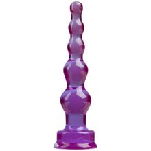 Doc Johnson Фиолетовая анальная ёлочка SpectraGels Purple Anal Tool - 17,5 см.