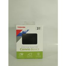 Внешний жесткий диск HDD 2,5 Toshiba Canvio Basics 2Tb USB 3.0 Black (HDTB420EK3AA)