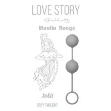 Серые вагинальные шарики Love Story Moulin Rouge серый