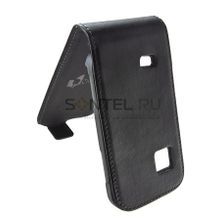 S5670 Fit Samsung Galaxy Чехол-книжка Clever Case UltraSlim PREMIUM чёрный