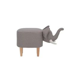 Мебельимпекс Пуф Leset Slon COMBI   Рогожка Milos 16 компаньон Milos 02 ID - 310497