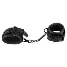 Orion Наручники с геометрическим узором Bad Kitty Handcuffs (черный)