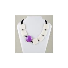 Колье из муранского стекла, арт. M_15.2white