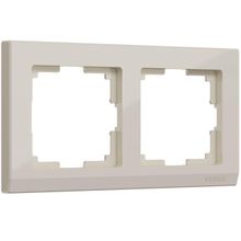 Werkel Рамка Werkel Stark на 2 поста слоновая кость WL04-Frame-02-ivory 4690389046513 ID - 243765