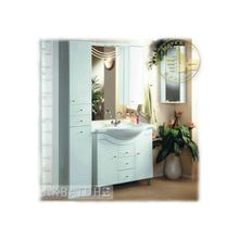 Акватон Мебель для ванной Домус 95 (белый) - Набор мебели стандартный (зеркало-шкаф, тумба-умывальник, раковина)