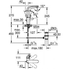 Смеситель Grohe Eurostyle New для раковины, 23569003