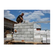 Трехслойный теплосберегающий стеновой строительный блок (Теплоблок)