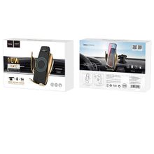 Hoco Автомобильное беспроводное зарядное устройство Hoco CA34 Elegant silver