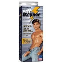 Doc Johnson Фаллоимитатор Jeff Stryker ULTRASKYN 10  Realistic Cock with Removable Vac-U-Lock Suction Cup - 25,6 см. (телесный)