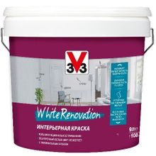 V33 White Renovation 9 л белая база C полуглянцевая