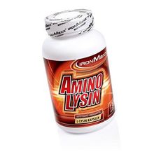 Лизин Аминокислота IronMaxx Amino Lysin, 130 капсул