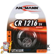 Батарейка ANSMANN 1516-0007 CR1216 BL1