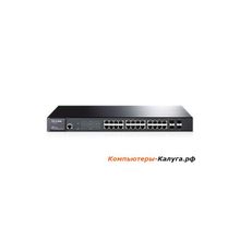 Коммутатор TP-Link TL-SG3424 24-port Pure-Gigabit L2 Managed Switch, 24 10 100 1000Mbps RJ45 ports including 4 combo SFP slots