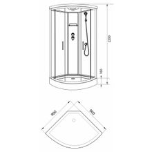 Luxus Душевая кабина T09 Berg