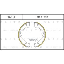 Колодки Тормозные Барабанные | Зад | Audi Q7 06-> Blitz арт. BB5039