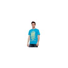 Футболка Quiksilver Fluo Tee Helmet Fluo Blue