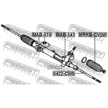 Тяга Рулевая | Перед Прав Лев | Mitsubishi Lancer Cy Cz# 2007.03-2013.02 [Eur] Febest арт. 0422CW8