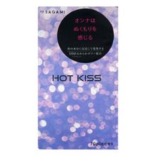 Sagami Презервативы с разогревающей смазкой Hot Kiss - 10 шт. (прозрачный)