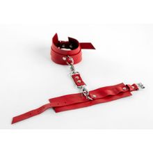 Красные оковы из натуральной кожи (223507)