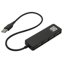 HUB 4-port 5bites HB24-209BK Black USB 2.0